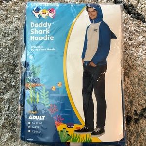 Adult Daddy Shark Costume Hoodie-Size L (currently sold out) Halloween